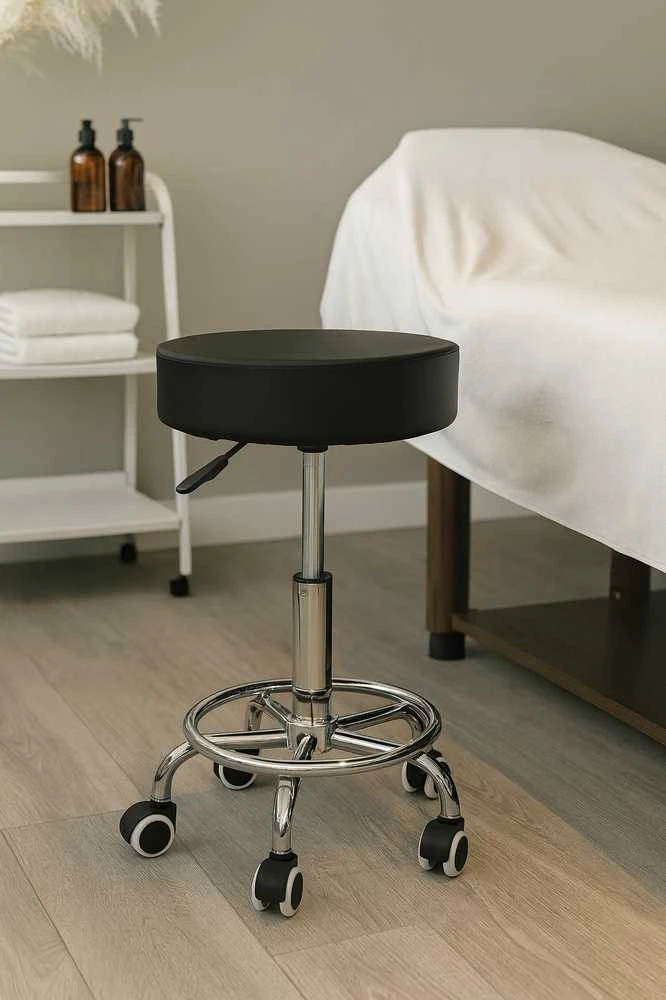 Kėdė su atlošu ModernHome BC007-1-BC, 360° pasukama
