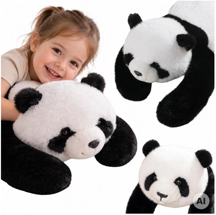 Woopie pliušinis žaislas Panda 2,5kg sensorinis
