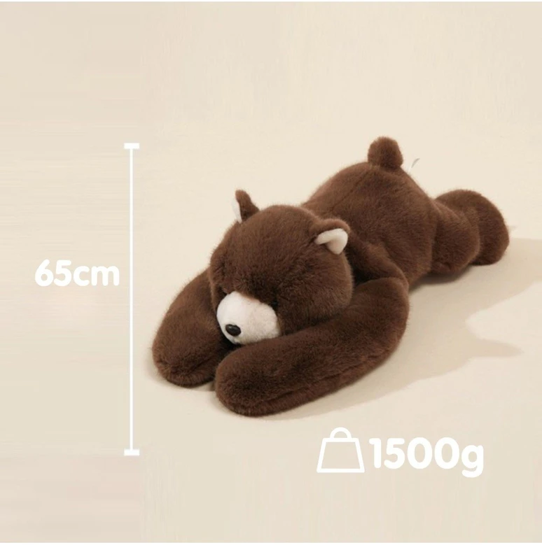 WOOPIE svertinis pliušinis žaislas meškiukas Bruno 65cm 1500g