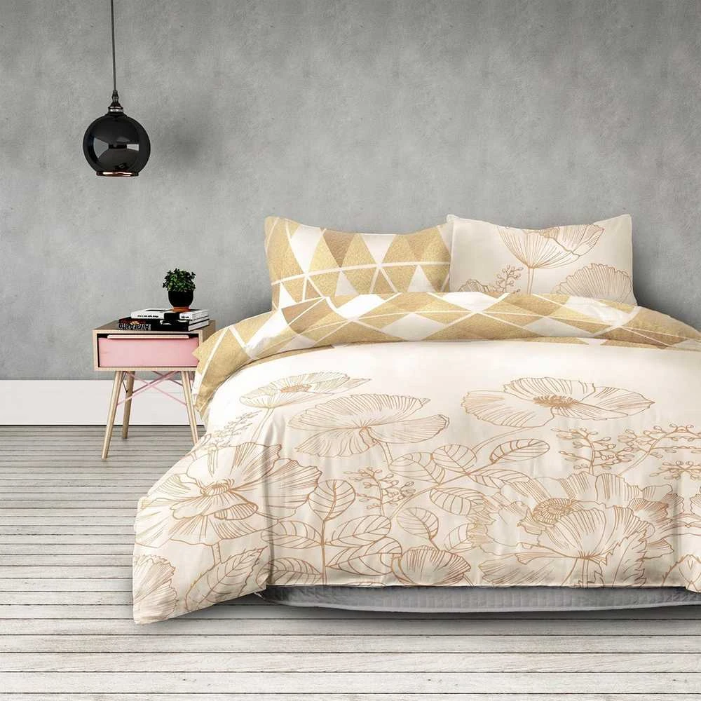 AmeliaHome Patalynės komplektas AH GOLDENPOPPY 155x220 cm (2) + 80x80 cm (2)
