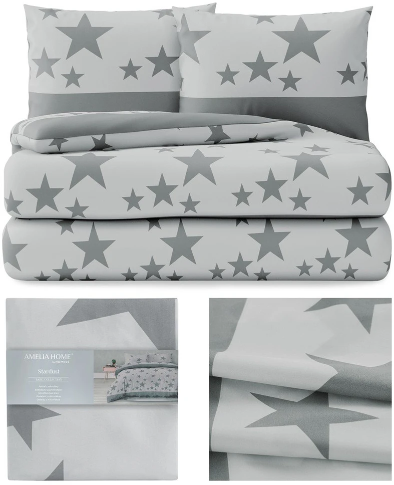 Patalynės komplektas Stardust AmeliaHome 200 × 200 cm + 2 × 63 × 63 cm