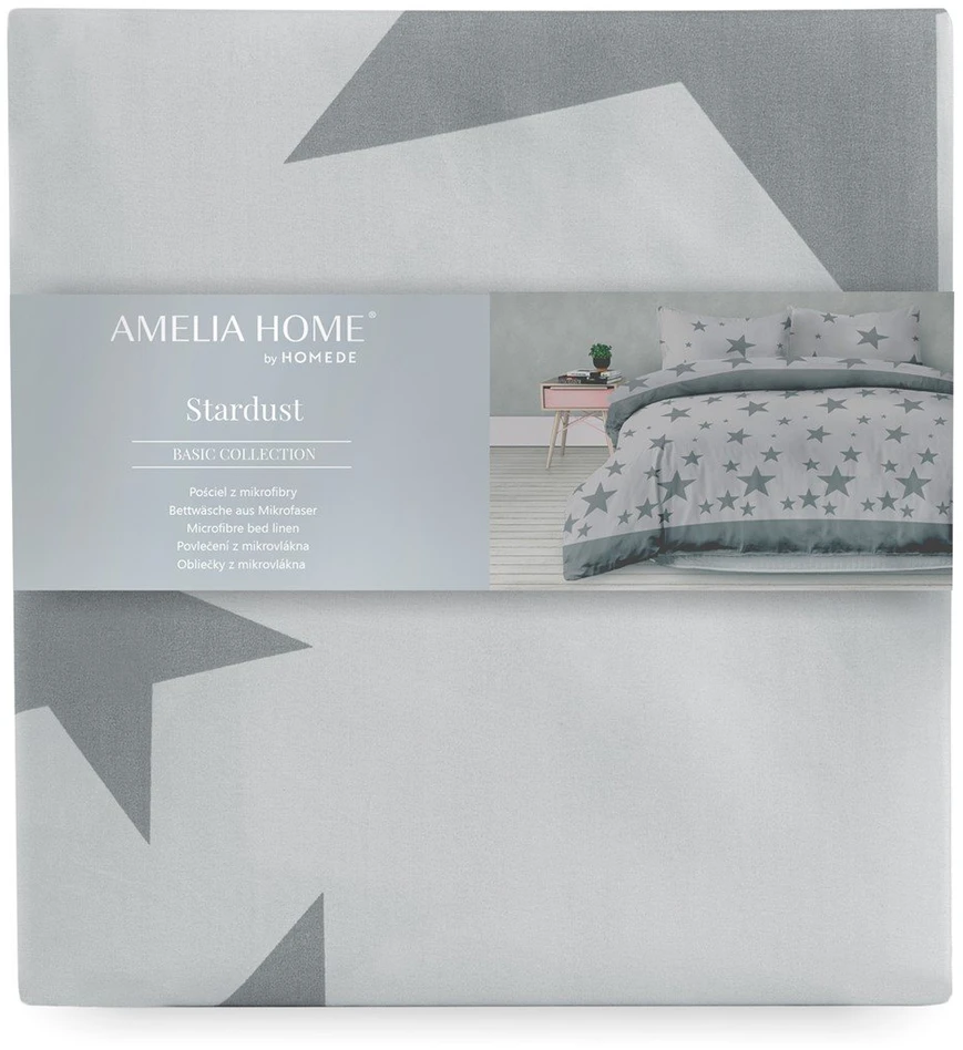 Patalynės komplektas Stardust AmeliaHome 200 × 200 cm + 2 × 63 × 63 cm