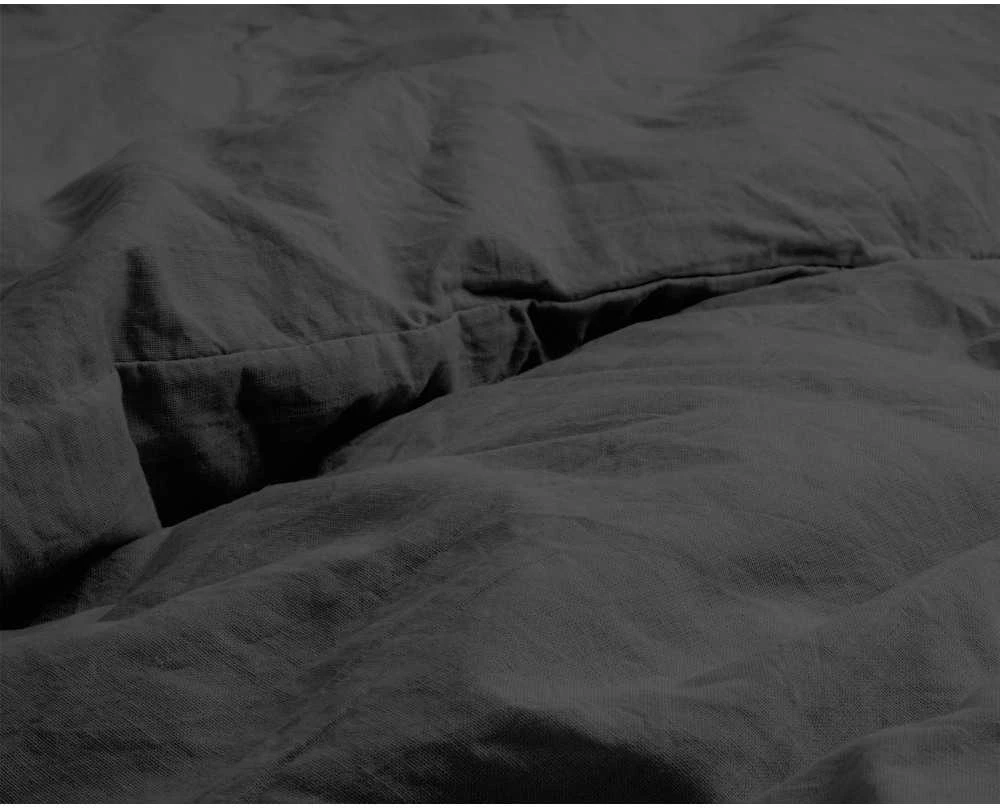 Patalynės komplektas "Stonewashed Charcoal" (200x220)