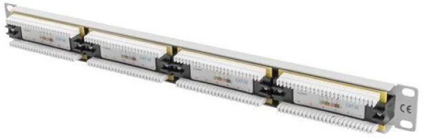 LANBERG PPU5-1024-S Patch Panel 24 prievadai 1U kat. 5e pilkas