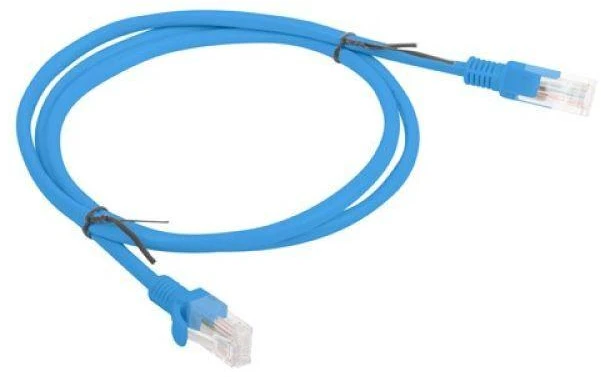 Lanberg Patchcord RJ45, kat. 5e, UTP, 1m, Mėlyna