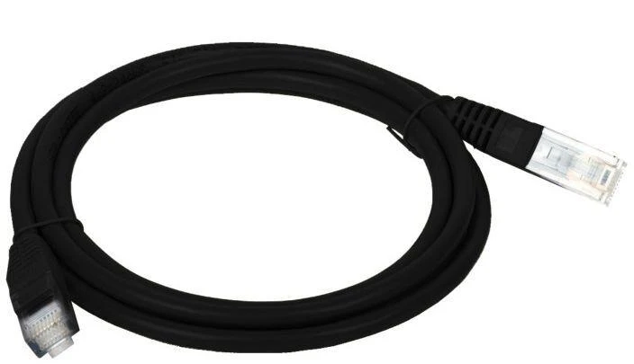 Alantec KKU5CZA1 tinklo kabelis, juodas, 1 m, Cat5e U/UTP (UTP)