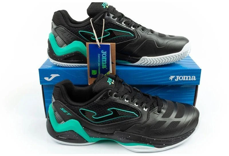 Patogūs Joma vyriški teniso bateliai Set men 2601, juodos spalvos