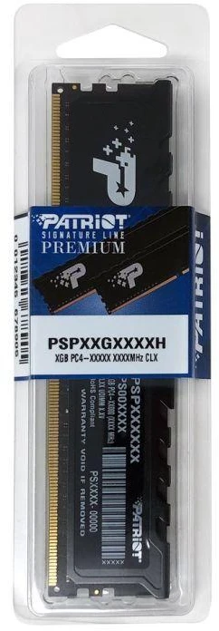 Patriot Premium Juodas DDR4 32GB 3200MHz Aušintuvas
