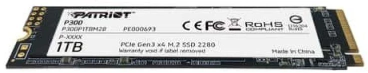 Ausinės Patriot Viper P300 M.2 PCI-Ex4 NVMe 1TB SSD