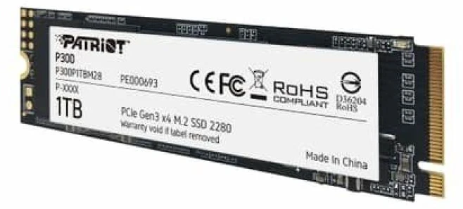 Ausinės Patriot Viper P300 M.2 PCI-Ex4 NVMe 1TB SSD