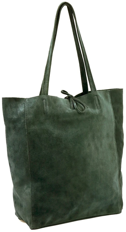 Patrizia damska shopperbag duża skóra naturalna zamszowa torebka na ramię