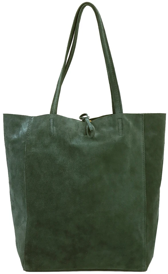 Patrizia damska shopperbag duża skóra naturalna zamszowa torebka na ramię