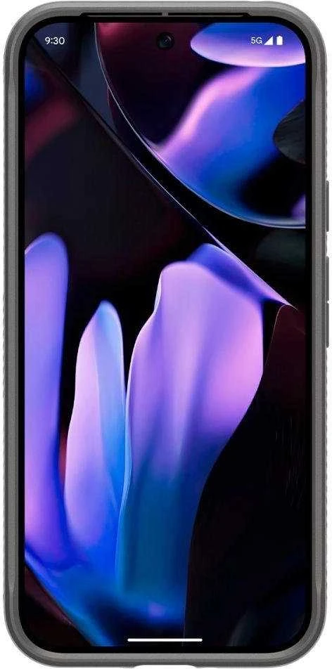 Google Pixel 9 PRO XL Spigen Rugged Armor Marble dėklas telefonui pilkos spalvos