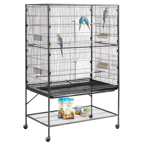 Vevor Paukščių narvas 930 x 580 x 1510 mm su lygiu stogu