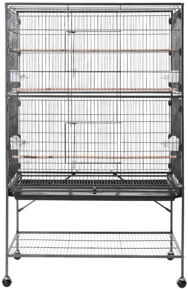 Vevor Paukščių narvas 930 x 580 x 1510 mm su lygiu stogu
