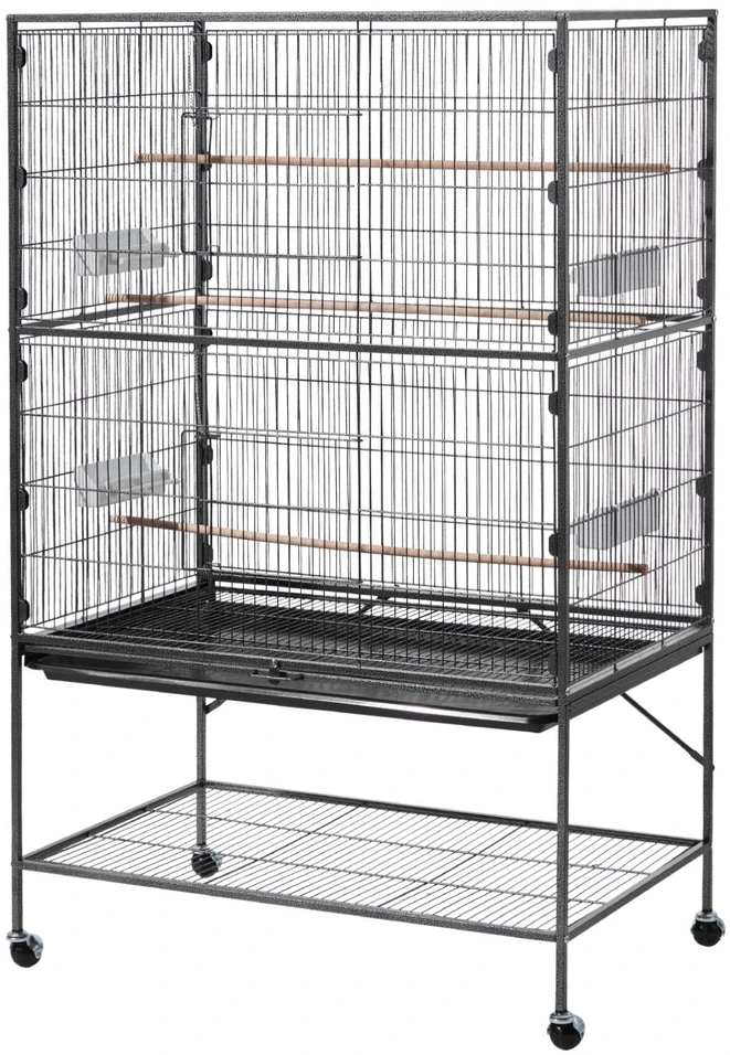 Vevor Paukščių narvas 930 x 580 x 1510 mm su lygiu stogu