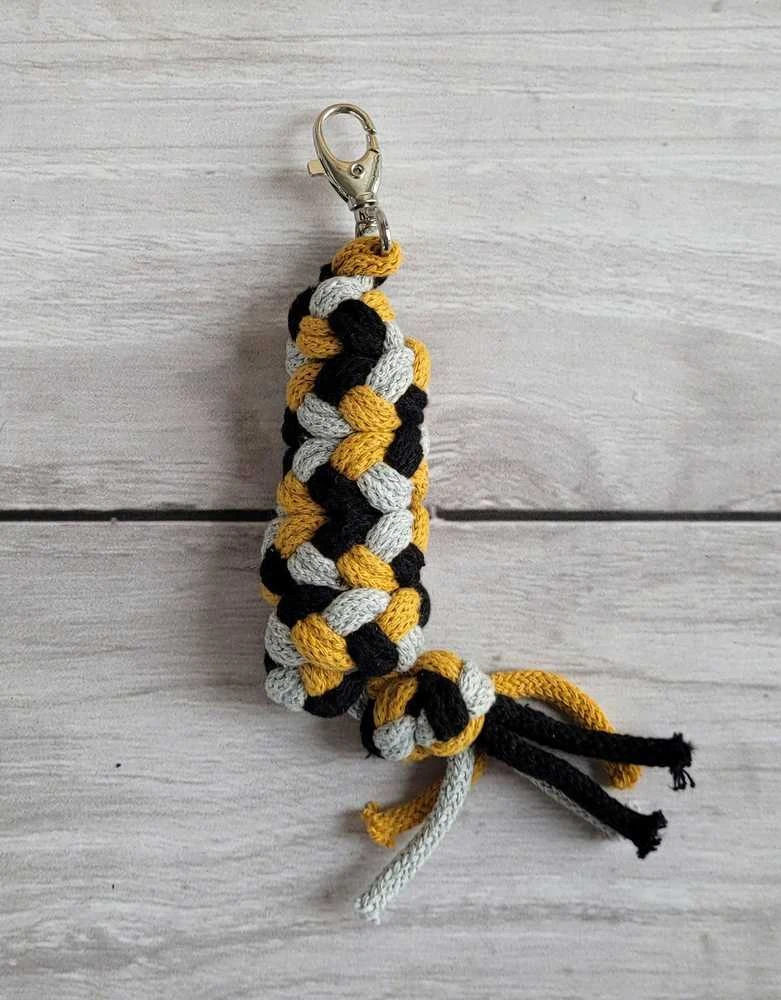 Pavadėlis hobi arkliukui, dvigubas, garstyčių/pilkas/juodas