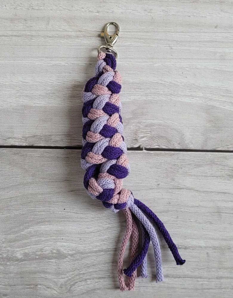 Pavadėlis hobi arkliukui, dvigubas, violetinis