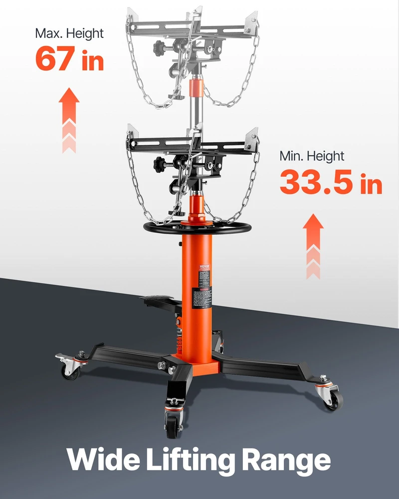 VEVOR Hidraulinis transmisijos keltuvas 500 kg