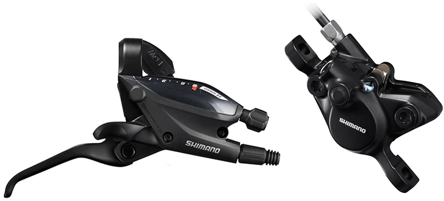 Diskiniai stabdžiai galiniai Shimano ST-EF505(R)/BR-MT200 8-speed