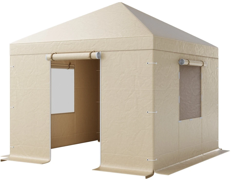 VEVOR Žiemos palapinės uždangalas 3.05 x 3.05 m kietiems stogams