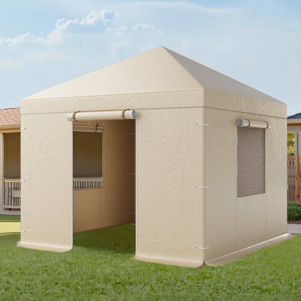 VEVOR Žiemos palapinės uždangalas 3.05 x 3.05 m kietiems stogams