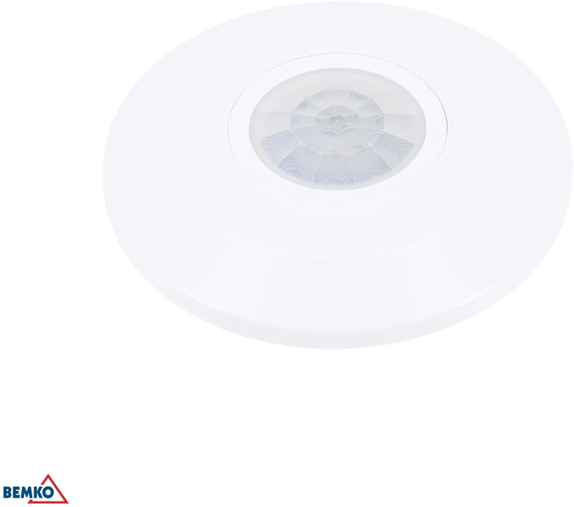 Bemko Paviršinis judesio daviklis, baltas, IP20, max 800W, 360°, max 8m