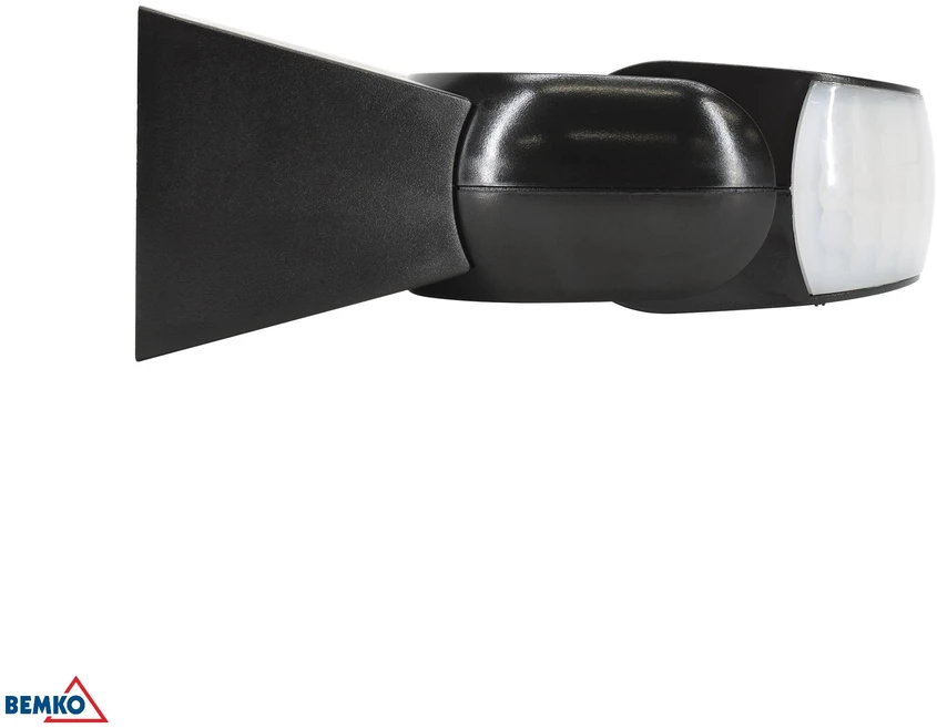 Bemko Paviršinis judesio daviklis, juodas, IP65, max 1200W, 180°, max 12m