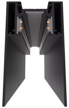 Paviršinis magnetinės sistemos bėgelis OPTONICA, juodas, 1.5m