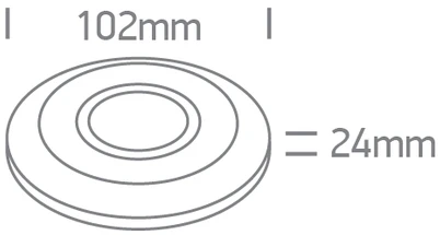 Paviršinis mikrobangų judesio daviklis, baltas, 360°, 16m, 22004M
