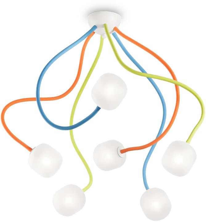 Ideal Lux Lubinis šviestuvas Octopus Pl6 Color 174976