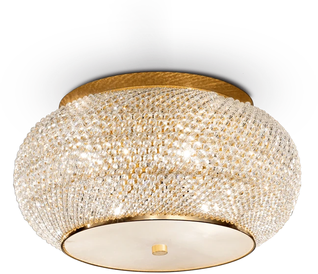Lubinis šviestuvas Ideal Lux Ceiling lamp with 6 lights PASHA', E14, auksinis color