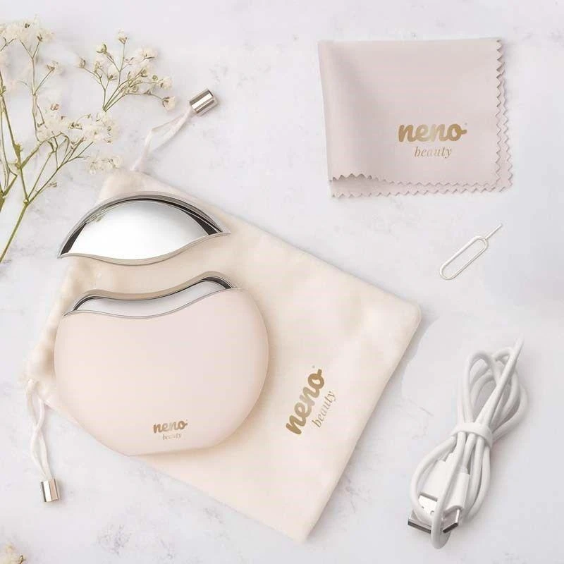 NNB „Neno Beauty NENO AURI“ – PAŽANGUS PRIETAISAS, PALAIKYDANČIS RAUMENŲ STIMULIACIJĄ, NATŪRALIAM VEIDO STANGRINIMUI IR KONTŪRUOJIMUI, NAUDOJANT EMS IR RF TECHNOLOGIJĄ.