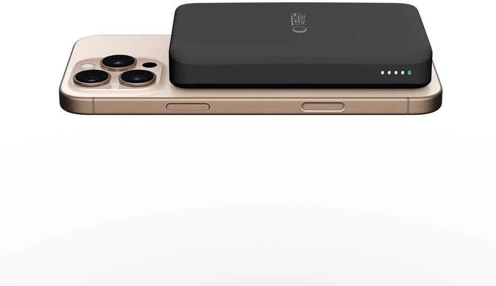 Powerbank Tech-Protect PB24 LifeMag QI2 MagSafe 10000 mAh – juodos spalvos