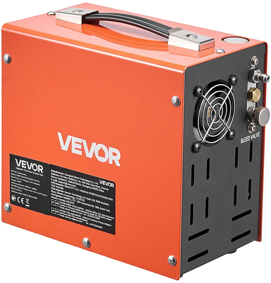 PCP oro kompresorius VEVOR QQGYCQJDFSLQU3VYJ001Y2, 4500 PSI