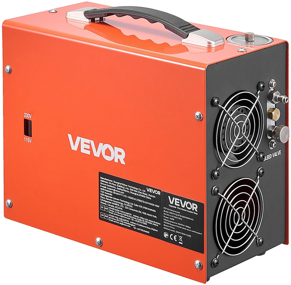PCP oro kompresorius VEVOR QQGYCQJSFSLQSF890001Y2, 4500 PSI