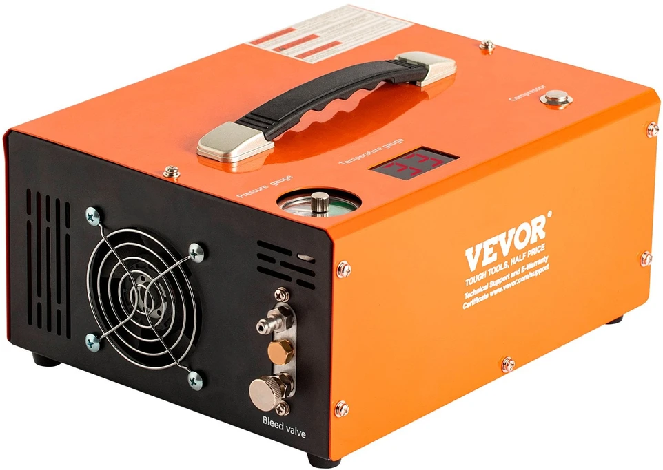 VEVOR PCP oro kompresorius su auto-stop funkcija