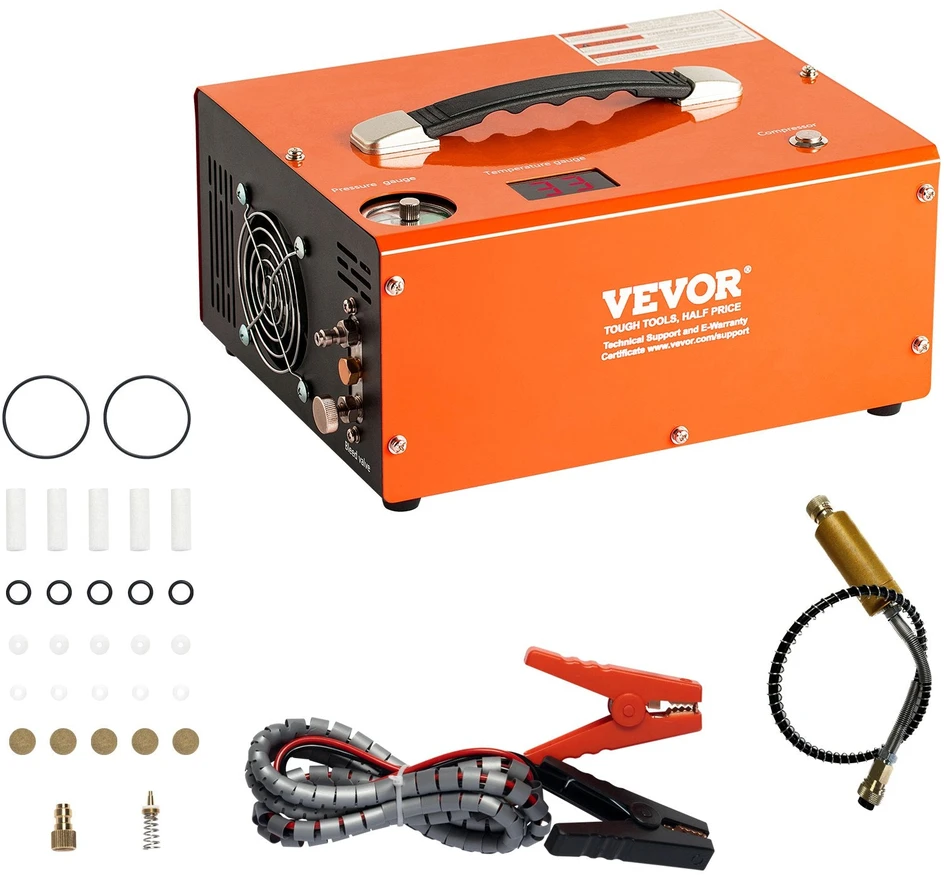 VEVOR PCP oro kompresorius su auto-stop funkcija
