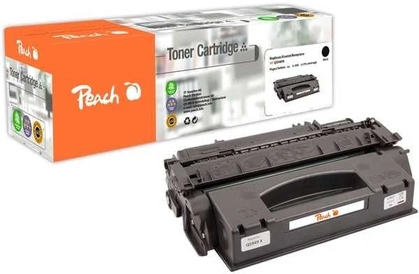 Peach Toneris juodas 110158 - compatible zu Hewlett-Packard Q5949X