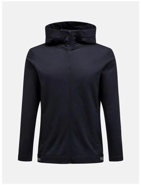 Peak Performance M Rider Tech džemperis su gobtuvu ir užtrauktuku juodas