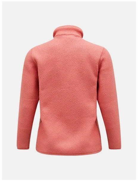 Peak Performance W Fleece Snap T Rožinis Megztinis