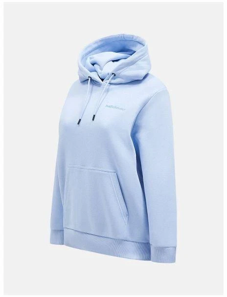 Peak Performance W Original Small Logo džemperis su gobtuvu, mėlynas
