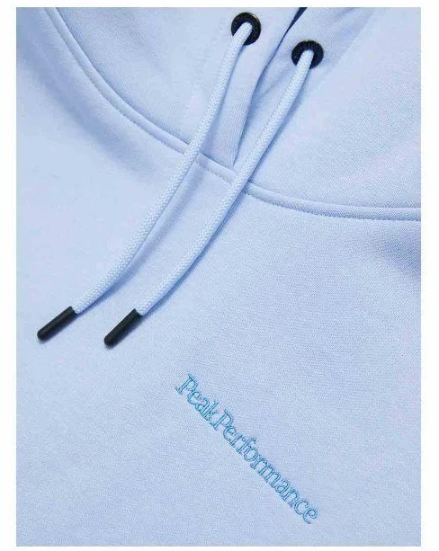 Peak Performance W Original Small Logo džemperis su gobtuvu, mėlynas
