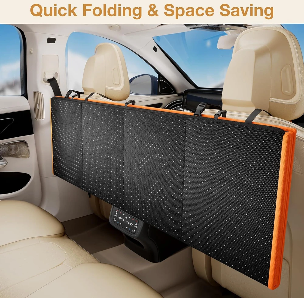 pecute automobilio galinės sėdynės hamakas šunims su kietu dugnu, 132 × 57 cm, PSC-12
