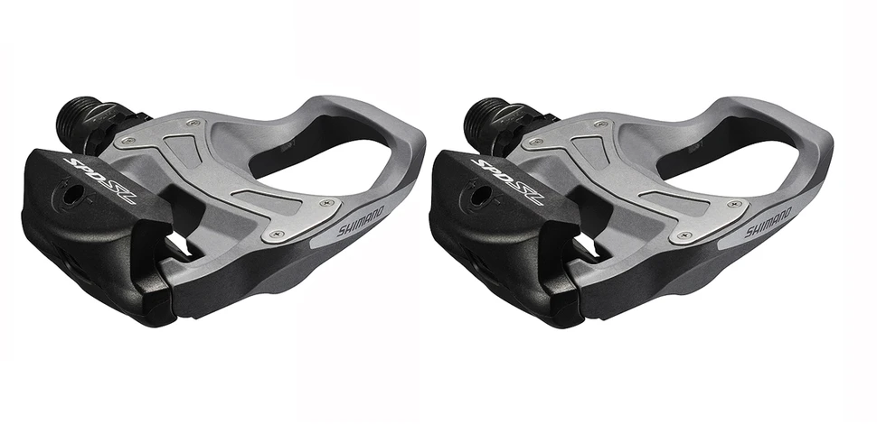 Pedalai Shimano TIAGRA PD-R550 SPD-SL + SM-SH11 pilka