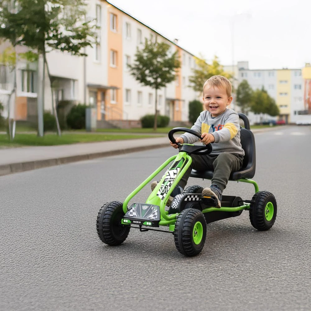 Pedalinis kartingas HECHT 59792 Žalias, žalias