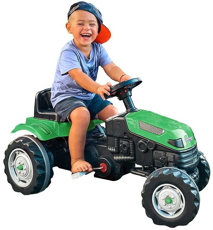 Vaikiškas pedalinis traktorius WOOPIE Farmer GoTrac su tyliais ratais