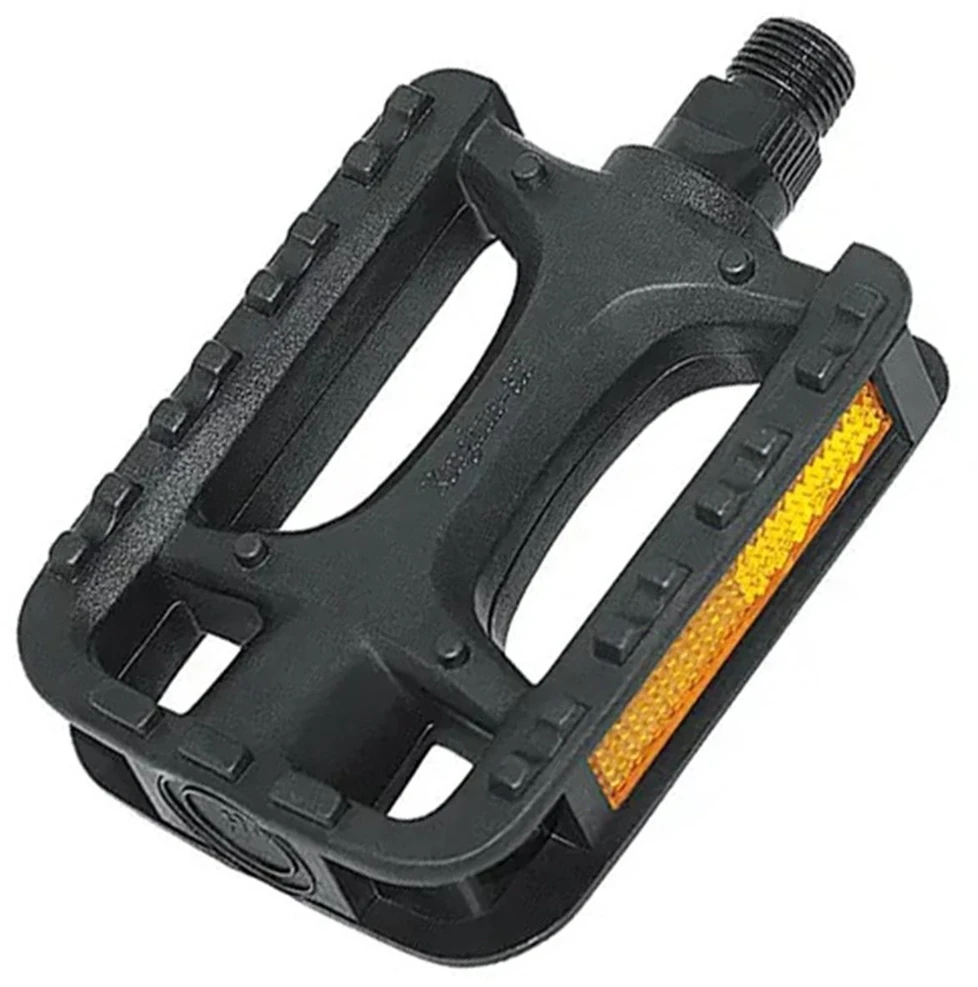 ATL Dviračio pedalai su atšvaitais, 14 mm, juodi