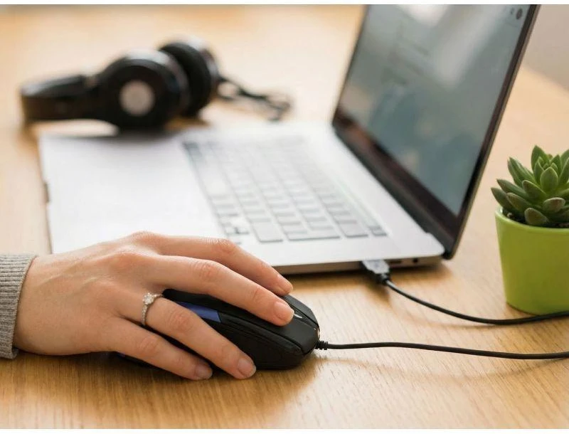 Optinė pelė USB (mėlyna) Esperanza
