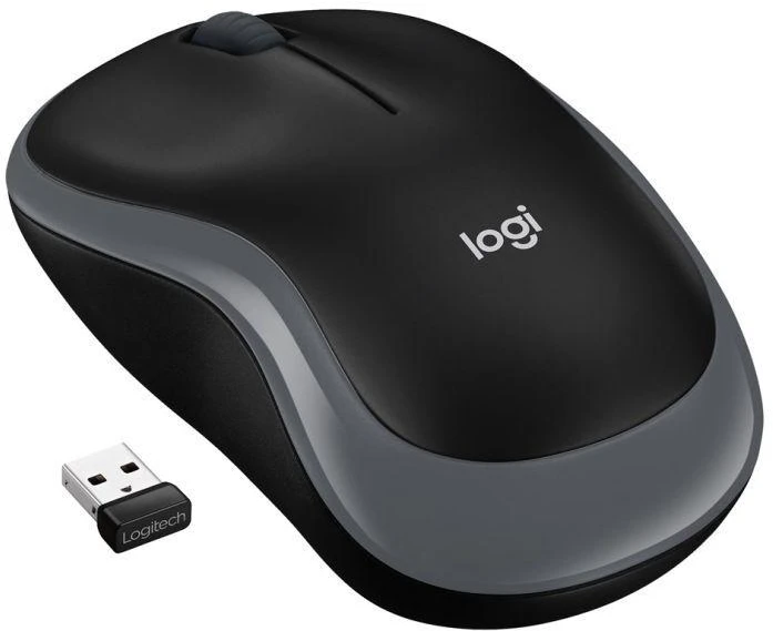 Bevielė pelė Logitech M185 pilka